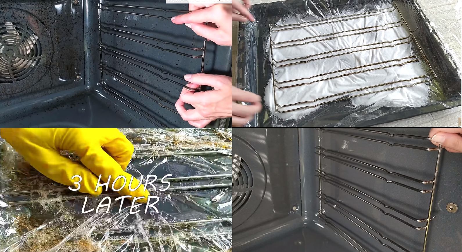 how to clean oven racks