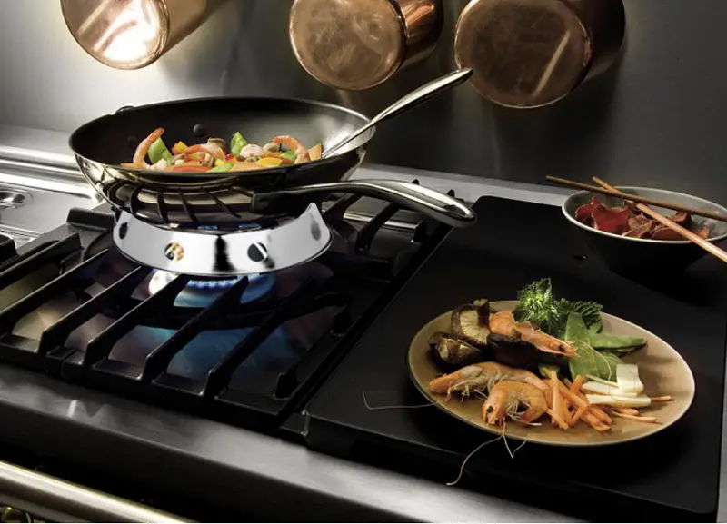 how to use a wok on a gas stove